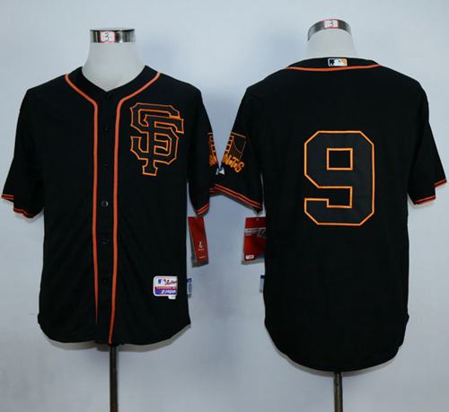 Giants #9 Matt Williams Black Alternate Cool Base Stitched MLB jerseys - Click Image to Close